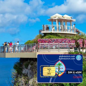 Sim Du Lịch Guam 10 Ngày Tốc Độ Cao